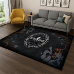 Counter Strike CS GO M&auml;ngija Vaip Vaip Magamistuppa Elutuppa Diivani M&auml;ngutuba Uksematt Kodu Kaunistus, Laste M&auml;nguala Vaip Libisemiskindel 80x120cm gray