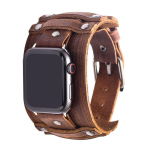 Punki nahkrihm Apple Watch 7 6 5 4 3 SE iWatch 38 40 41 45 42 44mm nutikella tarvikutele 38-40MM