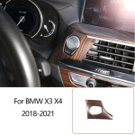 ABS-kile m&auml;nnipuidu tekstuuriga BMW X3 X4 G01 G02 2018-2026 Salongi armatuurlaua, konsoli, k&auml;igukangi paneeli dekoratiivkate