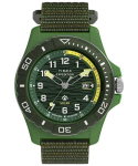 TIMEX Expedition Freedive Solar 50m Veekindel TW2Y61400 Kell, Analoog, Vastupidav, Roheline, roheline