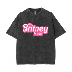 Piiratud Britney Spears Oops I Did It Again Tuur Vintage Pesuga T-s&auml;rk Suvi Mehed Naised K&otilde;rge Kvaliteediga Puuvill Retro T-s&auml;rk S