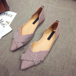 Uus saabumine Kevadsuvi Ballerina Flats terava varbaga kingad Elegantsed kontorijalatsid naistele 35