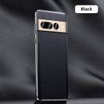 Telefoni&uuml;mbris Google Pixel 8 9 Pro XL 7 6 Pro 7A 6A Luksuslik ehtsast veisenahast kattega P&otilde;rutuskindel t&auml;ielik kaitsekate For Pixel 6A must