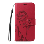 Magnetiline nahast klapp-rahakott Samsung Galaxy S26 Plus Edge Ultra Telefonile Raamatukate 3D reljeefne Kass Liblikas V&otilde;ilill Galaxy S26 brown