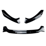 BMW F20 F21 Maxton stiilis esipamperi alumine liist splitter spoiler 1. seeria 118i 118d 120i 120d M135i M140i M-pakett 2015-2019 Tuuning Gloss Black