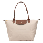 Longchamp Le Pliage 28 N&ouml;&ouml;bi ja t&otilde;mblukuga sulgemine Pikkade k&auml;epidemetega Pelmeenikujuline kott Naiste kott Paberiv&auml;rvi 2605089P71 Shopping Bag Set(Basic Set+Shopping Bag) white