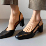 Suvi 2026 Elegantne Prantsuse Minimalistlik Daam K&otilde;rgekontsaga Sandaalid Naistele Retro &Uuml;mar Nina Mary Jane T&ouml;&ouml;le Paks Konts Kingad 35 must
