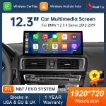 RoadTop 12,3-tolline juhtmevaba CarPlay multimeediakuvar BMW 1., 2., 3., 4. seeriale F20 F21 F22 F45 F30 F31 F32 F33 F45 NBT EVO 2012-2019 12.3" Series 3 4 NBT -LHD 2 g 2 g