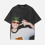 BILLIE EILISH Ameerika Trendikad Vintage Pesuga Graafilise Prindiga T-s&auml;rgid Mehed Naised Topid &Uuml;legabariidilised Puuvillased L&uuml;hikeste Varrukatega &Uuml;legabariidilised Teesid S mitmev&auml;rviline