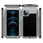 Tugev kaitsekiht, metallist alumiinium&uuml;mbris iPhone 16 15 14 13 12 mini 11 Pro 7 8 Plus XS Max XR SE 16e jaoks, p&otilde;rutuskindel kate For iPhone 7 h&otilde;be