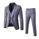 1 komplekt Meeste &uuml;likonnakomplekt Vest mantel p&uuml;ksid Ametlik &auml;rikontor kohtumine peigmehega pulmariided pikad varrukad Sirged &uuml;hev&auml;rvilised Slim Fit kortsudevastane M must