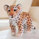 30cm Simulatsioon Seisev L&otilde;vi Tiiger Leopard Pl&uuml;&uuml;sm&auml;nguasjad Kodu Dekoratsioon Pehmed Armsad Loomad Nukud Pehme Realistlik Padi Poistele Kingitus 30cm