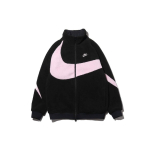 Nike Naiste Suure Swooshiga Kahepoolne Boa Jakk Aasia Suurused BQ6546-016 M white