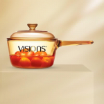 VISIONS Corning 1L Kristalselge Klaasist Kastrul