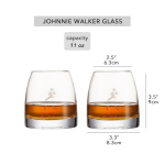 Erakogu Johnnie Walker Klaas ViskiKlaas &Uuml;heMalt Kristall Veinitops Vodka Konjak Br&auml;ndi Snifter Tass 360ml