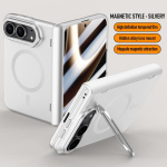 Magsafe iPhone Duo &uuml;mbris &Uuml;li&otilde;huke Matt Magnetiline Traadita Laadimise Hinge Karastatud Klaasist Kilega Objektiivihoidja P&otilde;rutuskindel Kate For iPhone Duo
