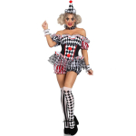 S-3XL Suurus Halloween Karneval Kloun COS Kost&uuml;&uuml;m Cosplay &Uuml;htne Peokost&uuml;&uuml;m Klouni Kost&uuml;&uuml;m XXXL gray