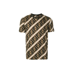 FENDI Ff Monogrammiga Tr&uuml;kitud T-s&auml;rk FY0894A7A8F13J3 S black