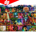 Fairy Library  Teemanttikandid 5D DIY Teemantmaaling J&otilde;uluristpistes 20X30