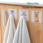 10 tk Animal Style Tugev kleepuv konksuga seinahoidik, naelteta j&auml;lgimata seinakonks K&ouml;&ouml;k Vannituba deer