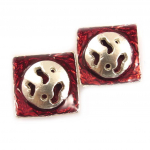 Dolce Vita [D4866] - Boucles Cr&eacute;ateur 'DV- Obao' Rouge punane