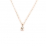 Les Tr&eacute;sors De Lily [L4596] - h&otilde;bedane kaelakee 'Celestina' h&otilde;bevalge (roodiumiga kaetud) - 12x6 mm valge