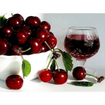 K&ouml;&ouml;gikaunistus Teemanttikandid Puuviljad Punane Vein Kodukink DIY Decoratif K&auml;sit&ouml;&ouml; Teemantmaaling 20X30CM