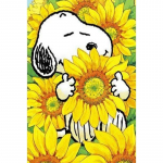 5D DIY Teemantmaali P&auml;evalill Multifilm Koer Tikand Ristpistes Rhinestone Mosaiic Kodukaunistus 20X30CM