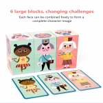 3D laste puidust puslem&auml;nguasi Montessori l&otilde;busad puslearendusm&auml;nguasjad