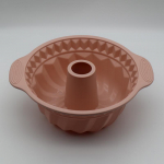 10-tolline silikoonist koogivorm k&uuml;psetuspann suur silikoonist ahjupann silikoonist k&uuml;psetusn&otilde;ud roosa