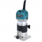110V 800W trimmerruuter 30000r/min l&auml;bipaistva p&otilde;hja servajuhikuga puitlaminaat elektriline trimmer US Plug without box sinine