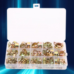 115 tk voolikuklamber, v&auml;rviline tsinkkattega vedruklamber veetoru toru kinnitused 6-22 mm