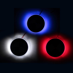 Auto 2D-auto LED-logo tagam&auml;rgi k&uuml;ljetulede kleebise embleemi tagalaterna sisekujundus BMW jaoks sinine