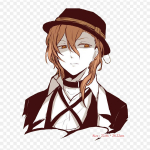 Dazai Chuuya Atsushi ja Akutagawa Bungo hulkuvad koerad triikivad plaastrid r&otilde;ivaste jaoks. Kleebised riietel.