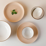 P&otilde;hjamaade keraamiliste n&otilde;udekomplekt Loomingulised laste lauan&otilde;ud Kodused paksendatud n&otilde;ud Kombineeritud &uuml;hiselamu Armas t&uuml;druku s&uuml;da one size