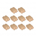 10 tk paberist munaalus Keskkonnas&otilde;bralik kasulik paberist k&uuml;lmkapp eraldi munade hoiukarp pruun