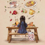 5D DIY Teemantmaal Cartoon T&uuml;druku Illustratsioon V&auml;rske Kunst Mosaiik Tikand Portree Inkrusteeritud Teemant Peen kodukaunistus Full Round 20x20CM