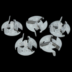 5 tk juuksepallide trimmipea tera masina tera ebeme eemaldaja asenduspea valge