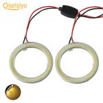 2 tk/komplekt 9-14 V COB LED Angel Eyes auto auto S&otilde;iduki r&otilde;ngad Esitule pirni Lamp Quicken autotarvikud 70mm