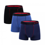 BONITOS 3tk puuvillased bokserid meeste alusp&uuml;ksid prinditud meeste alusp&uuml;ksid mugavad meeste aluspesu M