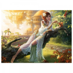 3D-teemanttikandid ristpistega &uuml;mmargused kivimaalingud kaunite ja loomadega Full Round 20x25CM