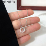 ANENJERY kaelakee naistele ruudukujuline &uuml;mmargune CZ rangluu kett kaelakee ehted kingitused S-N741