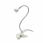 LED-i UV-valgusega klambriga painduv UV-lamp USB Mini UV-geel-kuivatusvalgustiga laualamp k&uuml;&uuml;nekuivati ​​DIY k&uuml;&uuml;nekunsti jaoks valge