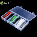 HENGJIA 30tk karbis 10cm-5,4G Soft T Tail Paddle Tail Baits Artificial Isca Pesca Vobbler Bass Minnow Lure Silikoons&ouml;&ouml;dad