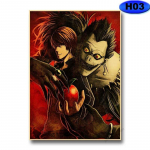 Klassikaline anime-seeria Death Note plakatid Retro j&otilde;upaberist plakatid Kodukaunistus Toakaunistus Maalimine Seinakleebis Pilt 42x30cm
