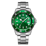 Oulm 2022, uus Water Ghost helendav kvartsist meeste k&auml;ekell, kalender terasrihmaga k&auml;ekell vabaaja &auml;rikelladele roheline