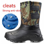 &Otilde;ues paksendatud soe j&auml;&auml;p&uuml;&uuml;k K&otilde;rged puuvillased saapad Talvised k&uuml;lmakindlad libisemisvastased Palus Talvised kalap&uuml;&uuml;gi lumejalatsid meestele 41 roheline