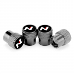 4 tk/komplekti auto alumiiniumsulamist velje rummu klapi s&uuml;damiku kate sobib must