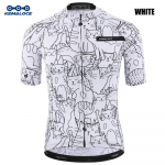 KEMALOCE jalgrattas&auml;rgist hingav meeste ja naiste l&uuml;hikeste varrukatega suvised valged ja mustad keskkonnas&otilde;bralikud kiiresti kuivavad maanteerattariided S