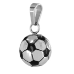 Les Tr&eacute;sors De Lily [R5133] - must kroomitud  Football  terasest ripats - 15 mm must